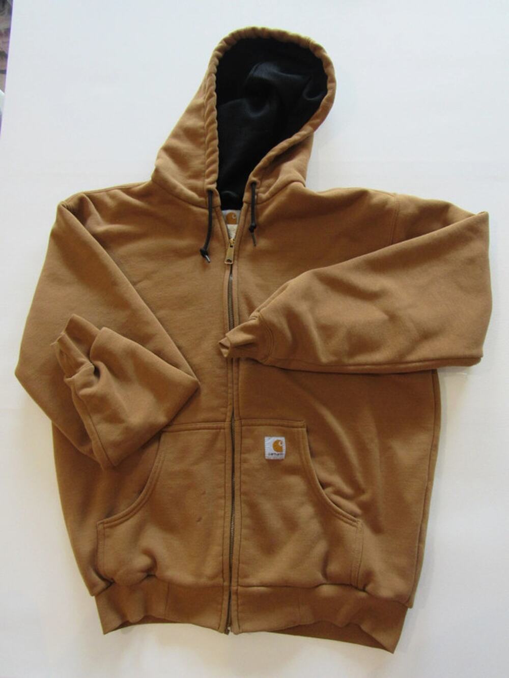 Carhartt Brown Zip Up Hoodie